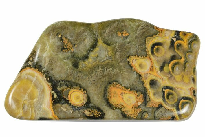 Polished Bumblebee Jasper - Mount Papandayan, Indonesia #247820